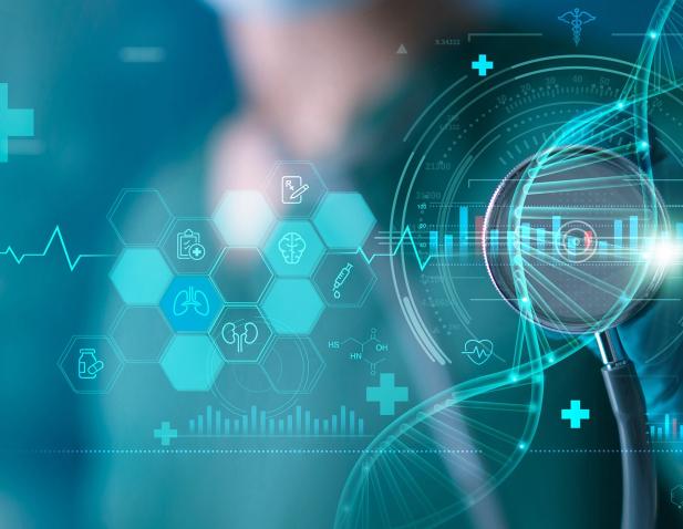 conceptual abstract medical research image