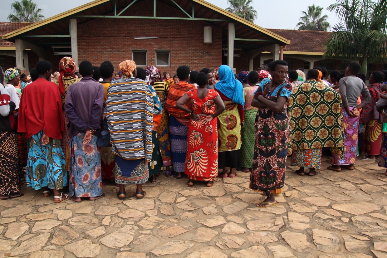 Patients waiting for instructions.