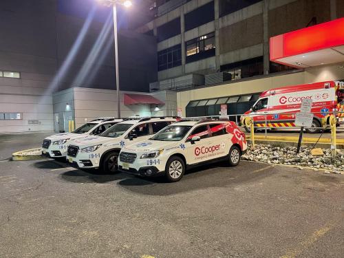 Ambulances at ED Bay