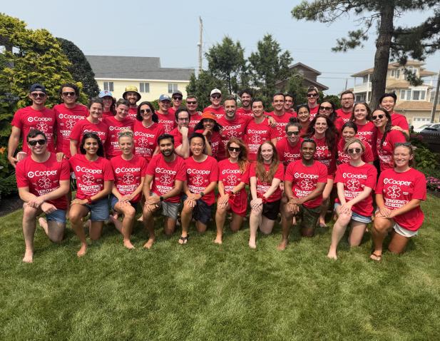 2026 Emergency Medicine Residency Program group photo from retreat